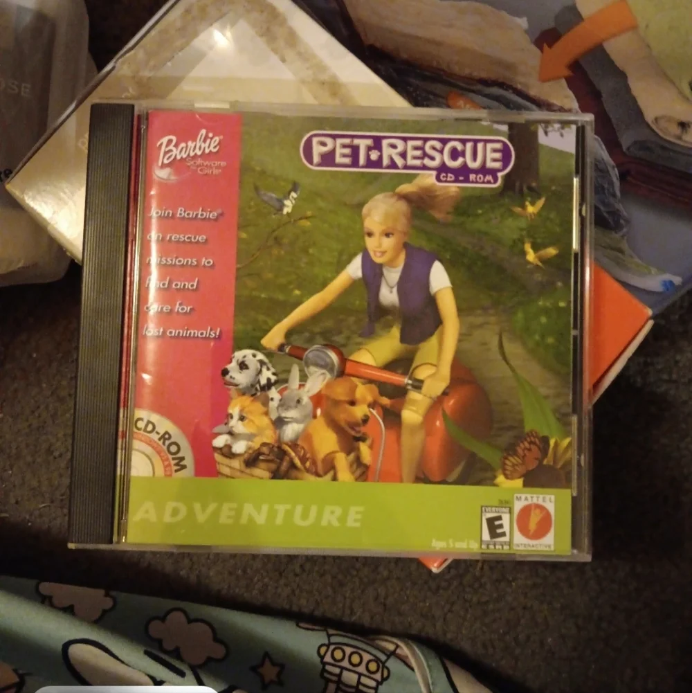 Barbie pet rescue CD rom